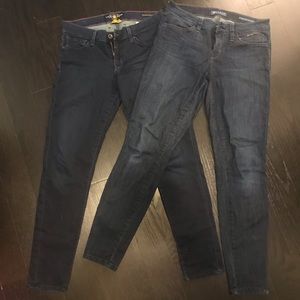 Lucky brand and Guess jeggings. Very soft.